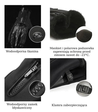 ThermoGrip™ – Wodoodporne, Ciepłe Rękawiczki z Ekranem Dotykowym