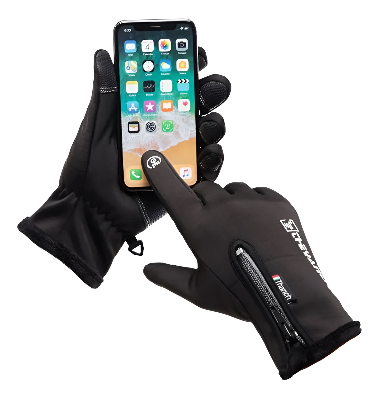 ThermoGrip™ – Wodoodporne, Ciepłe Rękawiczki z Ekranem Dotykowym