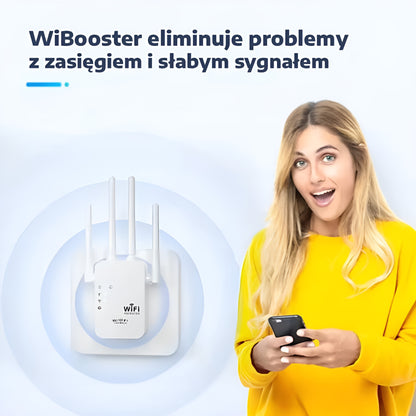 WiBoost™ – 4-antenowy wzmacniacz sygnału Wi-Fi 300 Mb/s